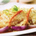 Cá rô phi hấp nấm tuyết